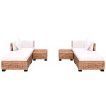 Vidaxl ensemble de canap�s 16 pcs rotin naturel