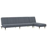 Vidaxl ensemble de canapés 2 pcs gris foncé velours Vidaxl ensemble de canapés 2 pcs gris foncé velours