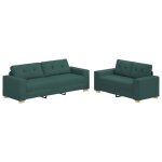 Vidaxl ensemble de canapés 2 pcs jaune 221 x 78 x 80 cm tissu Vidaxl ensemble de canapés 2 pcs jaune 221 x 78 x 80 cm tissu