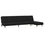 Vidaxl ensemble de canapés 2 pcs noir velours Vidaxl ensemble de canapés 2 pcs noir velours
