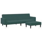 Vidaxl ensemble de canapés 2 pcs vert foncé velours Vidaxl ensemble de canapés 2 pcs vert foncé velours