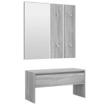 Vidaxl ensemble de meubles de couloir sonoma gris bois d'ingénierie Vidaxl ensemble de meubles de couloir sonoma gris bois d'ingénierie