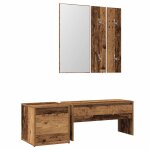 Vidaxl ensemble de meubles de couloir vieux bois bois d'ingénierie Vidaxl ensemble de meubles de couloir vieux bois bois d'ingénierie