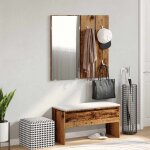 Vidaxl ensemble de meubles de couloir vieux bois bois d'ingnierie