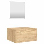 Vidaxl ensemble de meubles salle de bain 2 pcs ch�ne bois d'ing�nierie