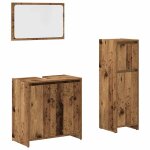 Vidaxl ensemble de meubles salle de bain 3 pcs bois d'ing�nierie