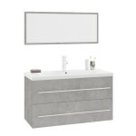 Vidaxl ensemble de meubles de salle de bain 3 pcs gris béton Vidaxl ensemble de meubles de salle de bain 3 pcs gris béton