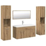 Vidaxl ensemble de meubles salle de bain 5 pcs bois d'ing�nierie