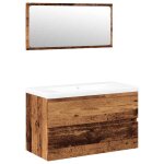 Vidaxl ensemble de meubles salle de bain bois d'ingénierie Vidaxl ensemble de meubles salle de bain bois d'ingénierie