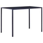 Vidaxl ensemble de salle  manger 5 pcs bleu