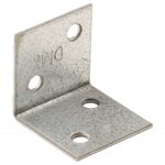Vidaxl querres de fixation 150 pcs 2 mm 30x25x30 mm acier galvanis