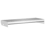 Vidaxl escalier en caillebotis 60x24x7 cm acier galvanis�