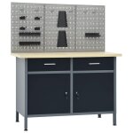 Vidaxl tabli avec 3 panneaux muraux