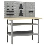Vidaxl Établi avec 3 panneaux muraux Vidaxl Établi avec 3 panneaux muraux
