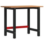 Vidaxl Établi marron clair 100x60x81, 5 cm bois de chêne massif Vidaxl Établi marron clair 100x60x81, 5 cm bois de chêne massif