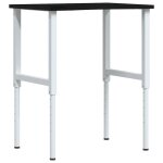 Vidaxl Établi marron foncé 80x60x(71, 5 - 98) cm bois de chêne massif Vidaxl Établi marron foncé 80x60x(71, 5 - 98) cm bois de chêne massif