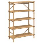 Vidaxl �tag�re � 5 niveaux 100x40x150 cm bambou