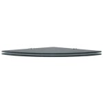 Vidaxl Étagères d'angle 2 pcs et supports chromés verre noir 35x35 cm Vidaxl Étagères d'angle 2 pcs et supports chromés verre noir 35x35 cm