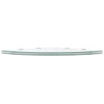 Vidaxl tagres d'angle 2 pcs et supports verre transparent 45x45 cm