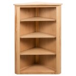 Vidaxl tagre d'angle 59x36x100 cm bois de chne massif