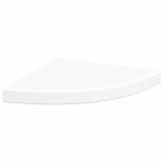 Vidaxl �tag�re d'angle flottante blanc 35x35x3, 8 cm mdf