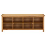 Vidaxl �tag�re � chaussures 114x37x45 cm bois de ch�ne solide