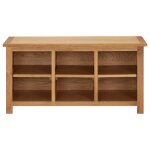 Vidaxl tagre  chaussures 90x37x45 cm bois de chne solide