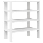 Vidaxl tagre  chaussures blanc 61x32x70 cm bois d'ingnierie