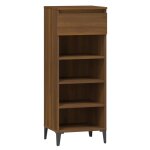Vidaxl tagre  chaussures chne marron 40x36x105 cm bois ingnierie