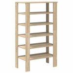 Vidaxl �tag�re � chaussures ch�ne sonoma 61x32x105cm bois d'ing�nierie