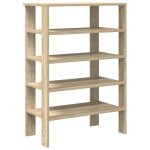 Vidaxl �tag�re � chaussures ch�ne sonoma 61x32x87, 5 cm bois ing�nierie