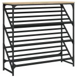 Vidaxl �tag�re � chaussures ch�ne sonoma 90x30x85 cm bois d'ing�nierie