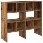 Vidaxl �tag�res � chaussures empilables 2 pcs vieux bois 89, 5x30x40 cm