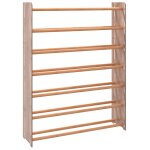 Vidaxl tagre  chaussures marron 90x24x117 cm bois d'ingnierie