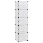 Vidaxl tagre  chaussures transparent 44x31, 5x153, 5 cm pp