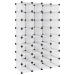 Vidaxl tagre  chaussures transparent 93x36, 5x140 cm pp