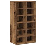Vidaxl �tag�re � chaussures vieux bois 54x34x100, 5cm bois d'ing�nierie
