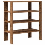 Vidaxl tagre  chaussures vieux bois 61x32x70 cm bois d'ingnierie