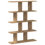 Vidaxl �tag�re cube murale 12 compartiments ch�ne artisanal
