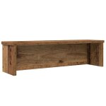 Vidaxl �tag�re de cuisine empilable vieux bois 50x15x16 cm