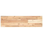 Vidaxl tagre flottante 100x20x2 cm bois d'acacia massif non trait