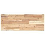 Vidaxl tagre flottante 100x30x2 cm bois d'acacia massif non trait