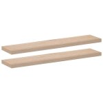 Vidaxl �tag�res flottantes 2 pcs 110x23, 5x4 cm bois d'ing�nierie