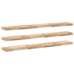 Vidaxl �tag�res flottantes 3 pcs 140x20x4 cm acacia massif non trait�
