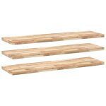 Vidaxl �tag�res flottantes 3 pcs 140x40x4 cm acacia massif non trait�
