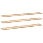 Vidaxl �tag�res flottantes 3 pcs 160x20x2 cm acacia massif non trait�