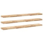 Vidaxl �tag�res flottantes 3 pcs 160x20x4 cm acacia massif non trait�