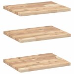 Vidaxl �tag�res flottantes 3 pcs 40x30x2 cm acacia massif non trait�