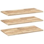 Vidaxl �tag�res flottantes 3 pcs 60x40x2 cm acacia massif non trait�