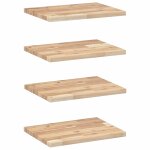 Vidaxl �tag�res flottantes 4 pcs 60x30x2 cm acacia massif non trait�